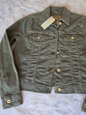 MICHAEL KORS COTTON JACKET WOMEN SIZE MEDIUM RUNS SMALL NWT